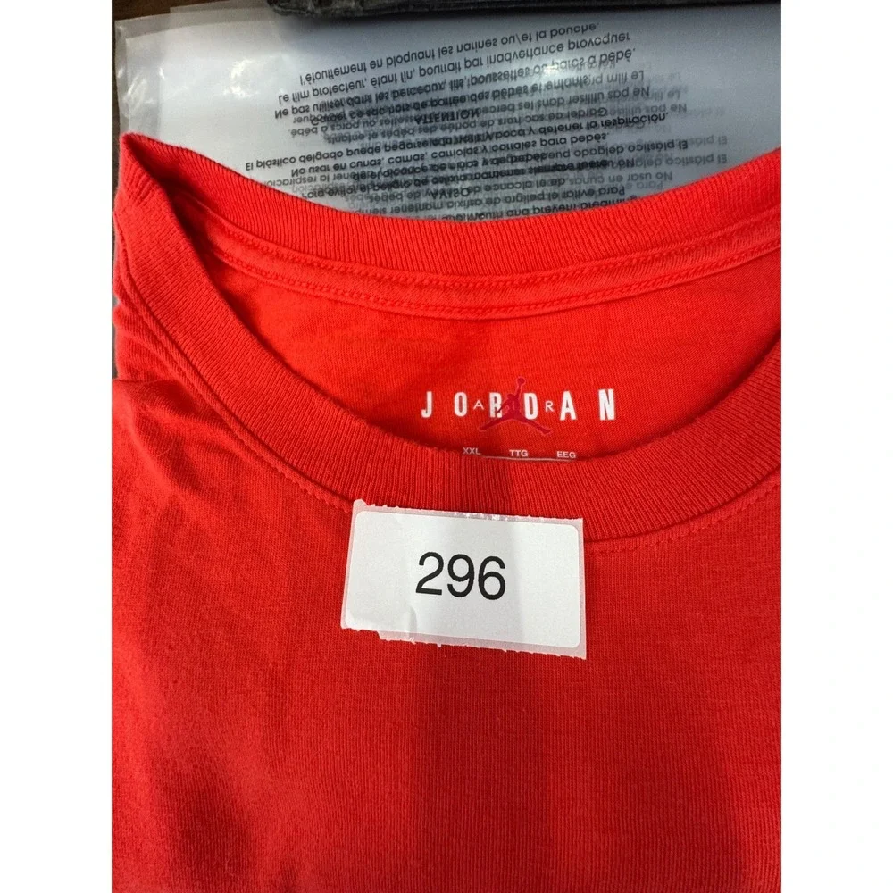 Jordan T-Shirt‎ Mens XXL Red NBA World Champs 91 92 93 Jumpman Graphic Tee
